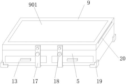 一种具有耐用保护文具功能的文具盒