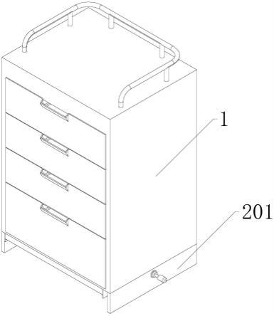 一种档案柜上用防鼠板安装结构的制作方法