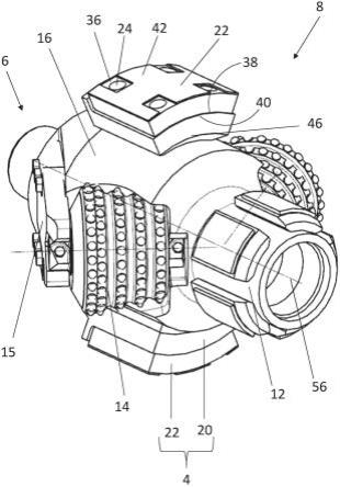 用于反井镗孔工具的耐磨支撑组件的制作方法