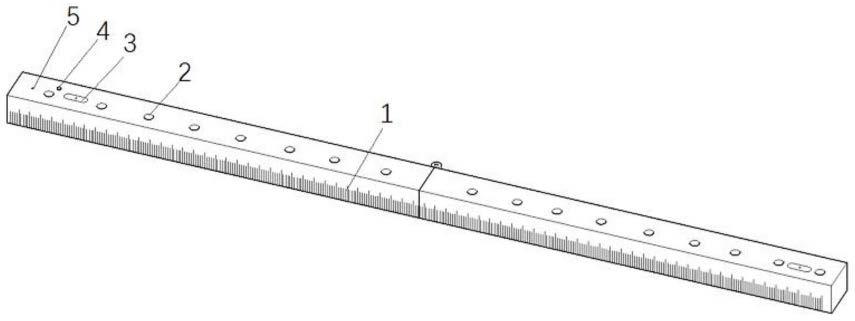 一种自带清洁功能的三米直尺测量仪的制作方法