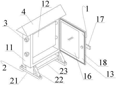 一种建筑施工工地现场用公示装置的制作方法