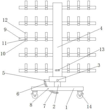 一种管道摆放架的制作方法