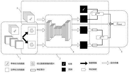 一种具有对比机制的相似度感知框架的医学图像分割方法