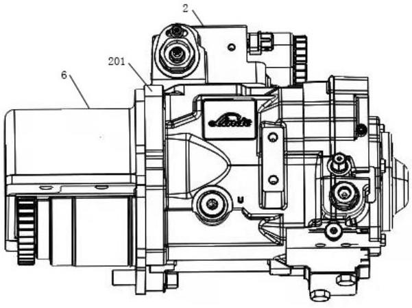 一种直连液压泵安装装置的制作方法