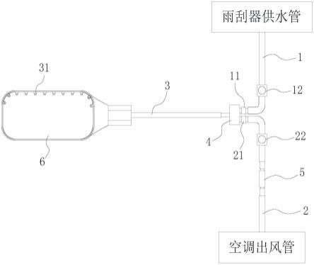 一种汽车后视镜自动除雾洁面系统的制作方法