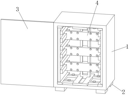 一种内部支架可调的配电箱的制作方法