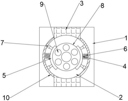 一种建筑工程施工用机电管线的定位结构的制作方法