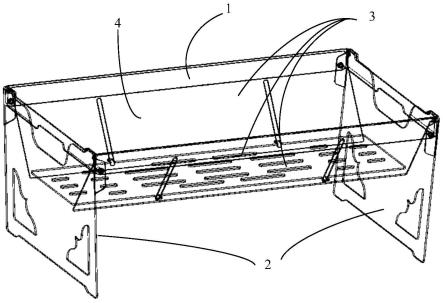 一种可折叠式烧烤炉的制作方法
