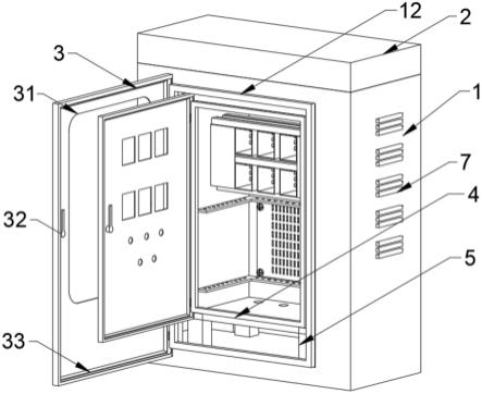 一种可有效散除内部热气的仪表柜的制作方法