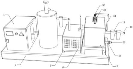 一种低压粉料输送螺杆压缩机的出口冷却装置的制作方法