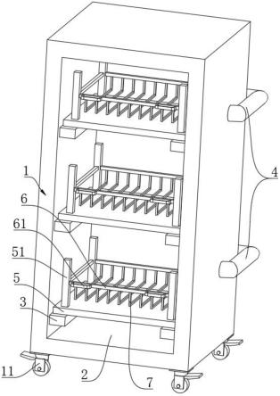 一种便于清理的餐具消毒柜的制作方法