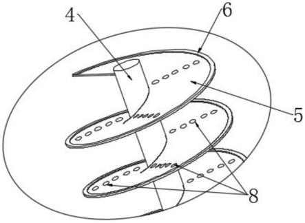 一种螺旋型中心导流筒的制作方法