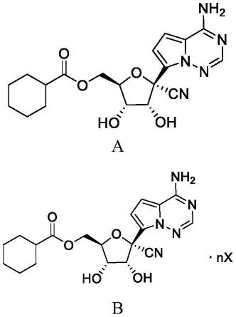 一种核苷类似物及其盐的晶型、制备方法和应用与流程