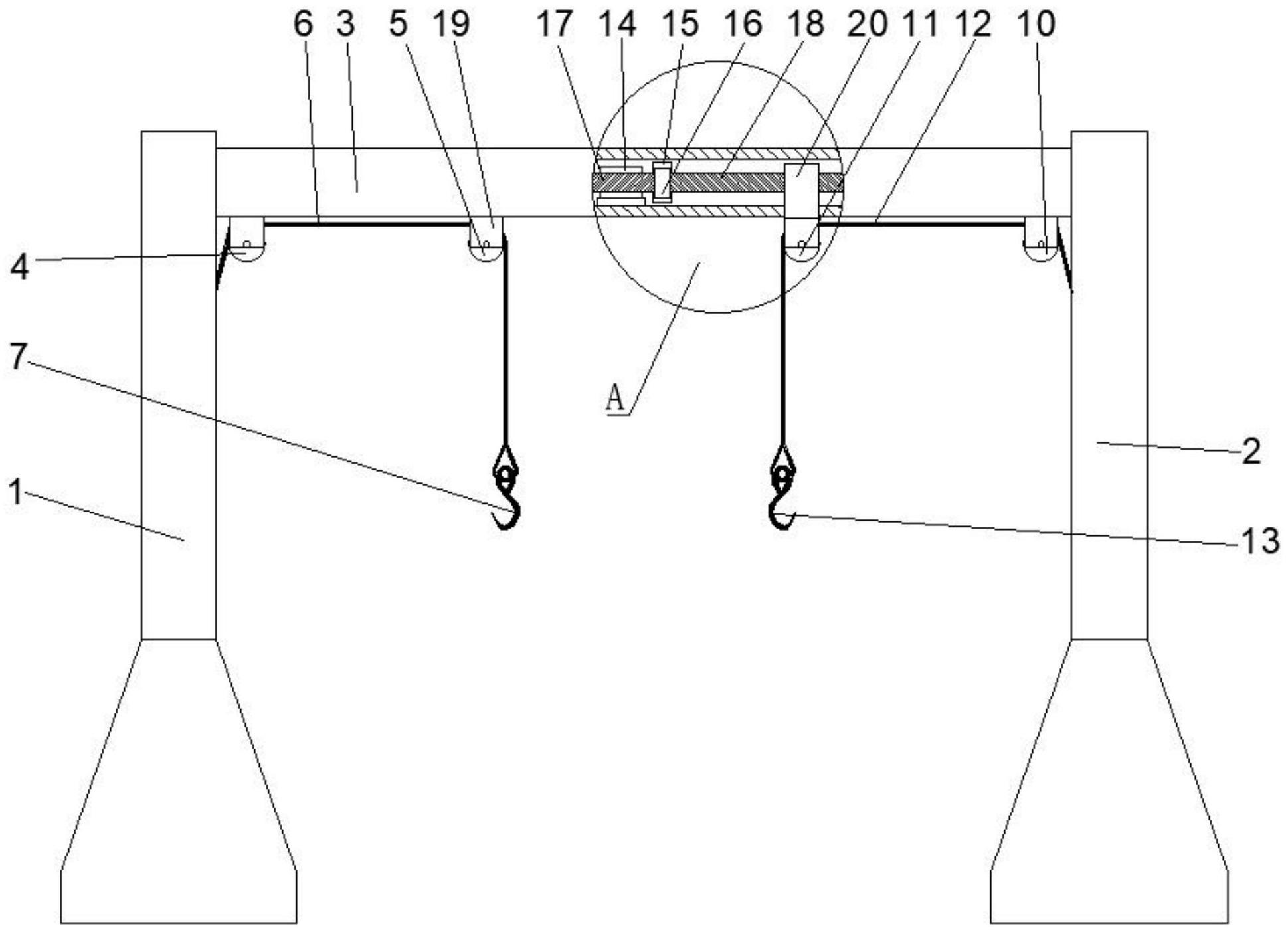 吊装式钢筋骨架箍筋绑扎方法与流程