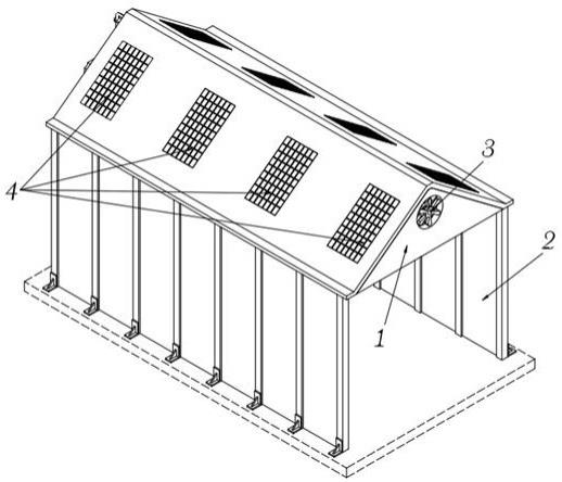 利用光伏发电的温室通风装置的制作方法