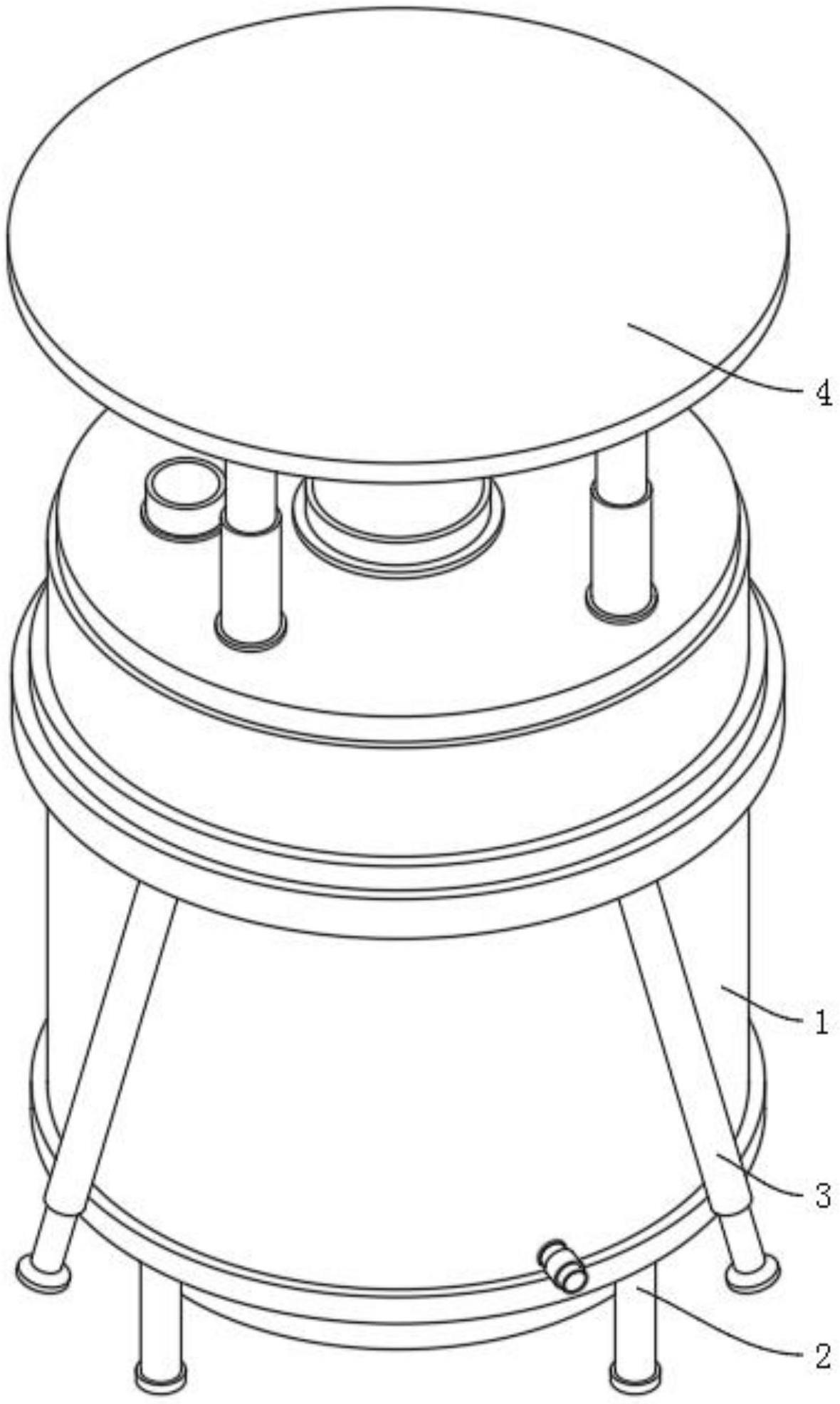 一种边坡支护施工用预拌料机的制作方法