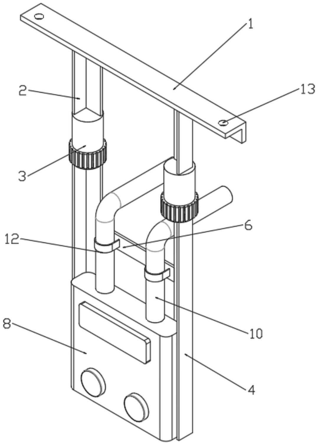 一种地下综合管廊控制箱安装吊架装置的制作方法