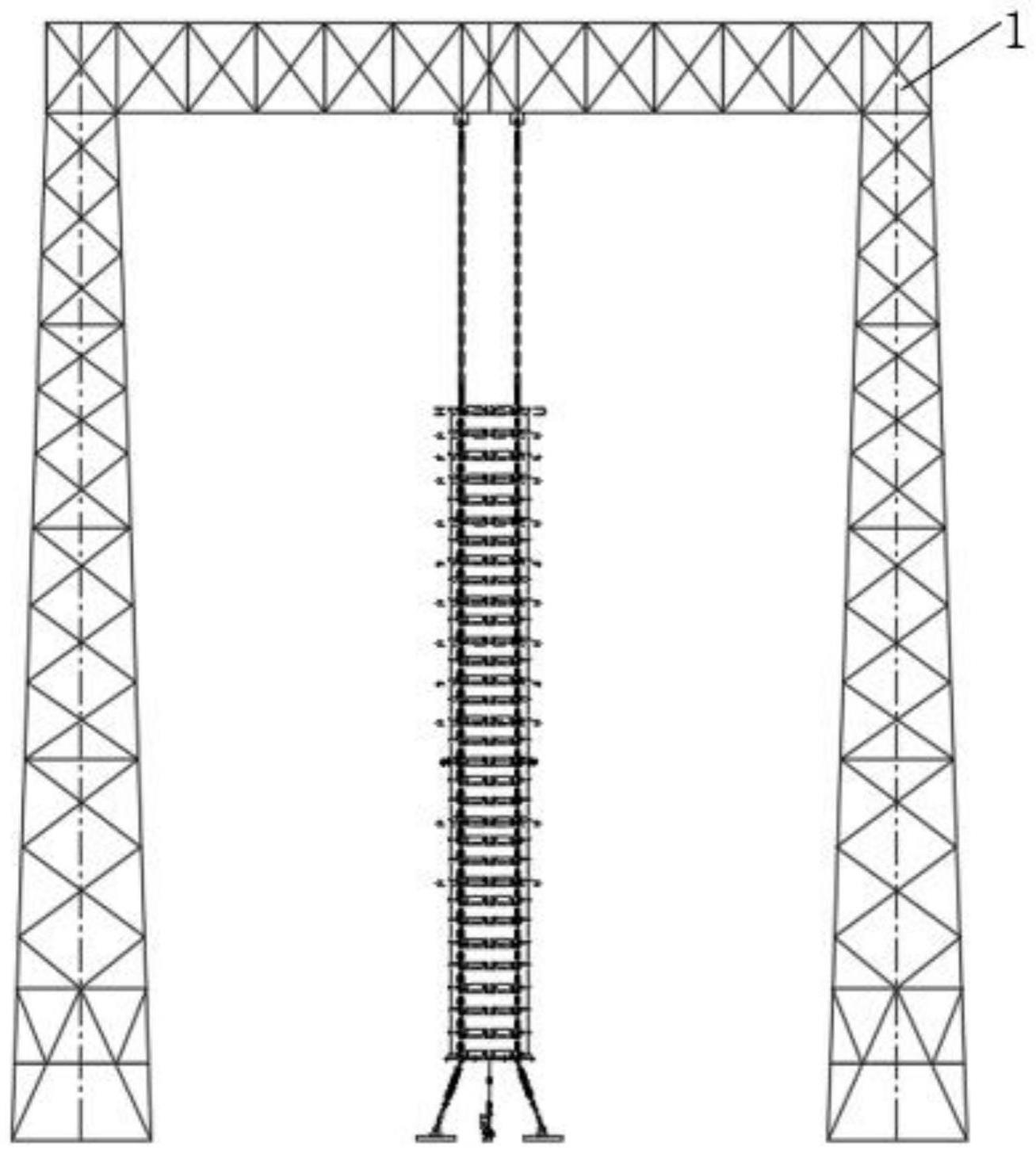 一种悬吊斜拉式高压直流滤波电容器装置及其装配方法与流程