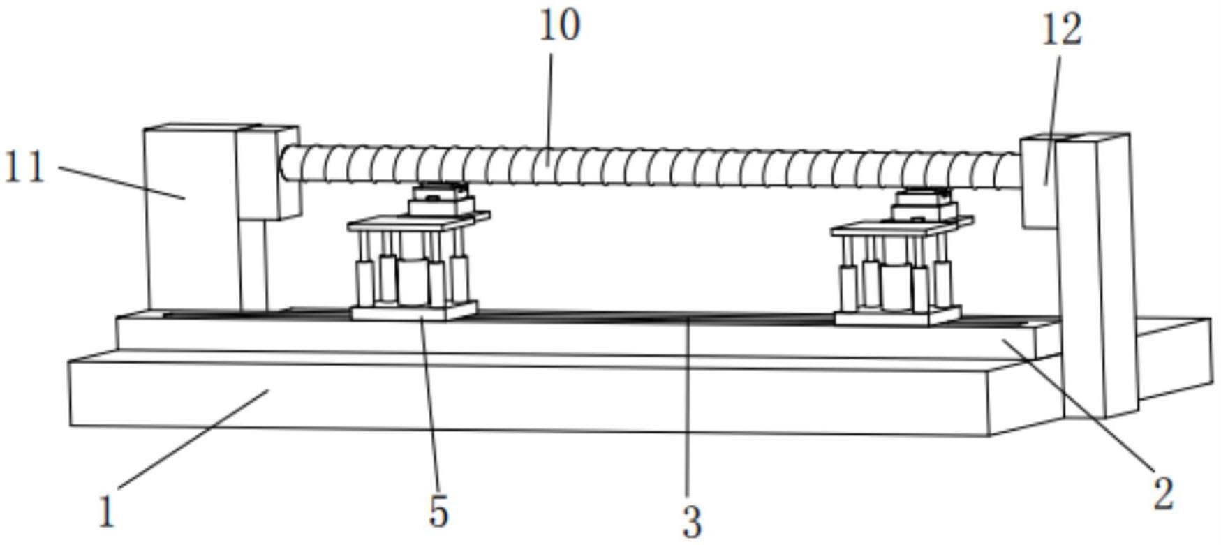 机床丝杆托升装置的制作方法