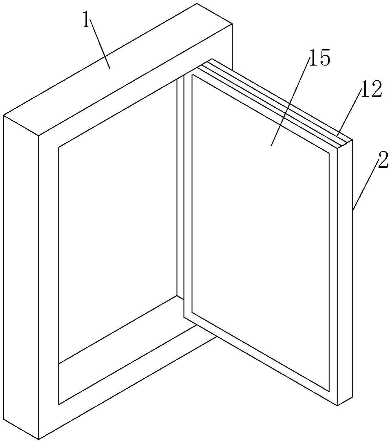 一种顶升式密封平开窗结构的制作方法