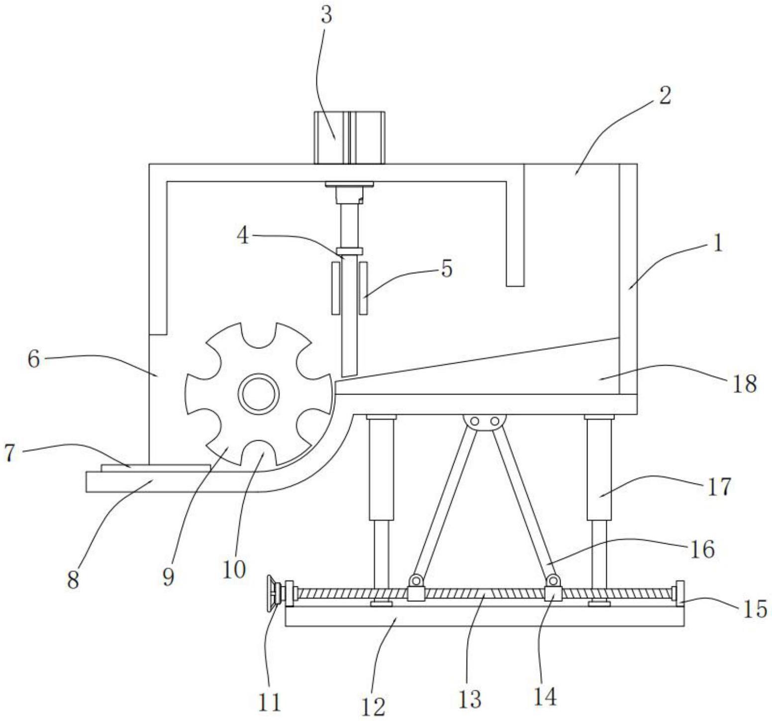 不锈钢管矫直机的托料架的制作方法