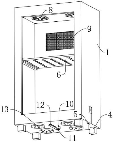 一种电磁屏蔽机柜用散热装置的制作方法