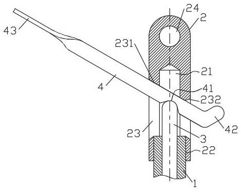 一种自锁式压缩气动杆针阀控制结构的制作方法