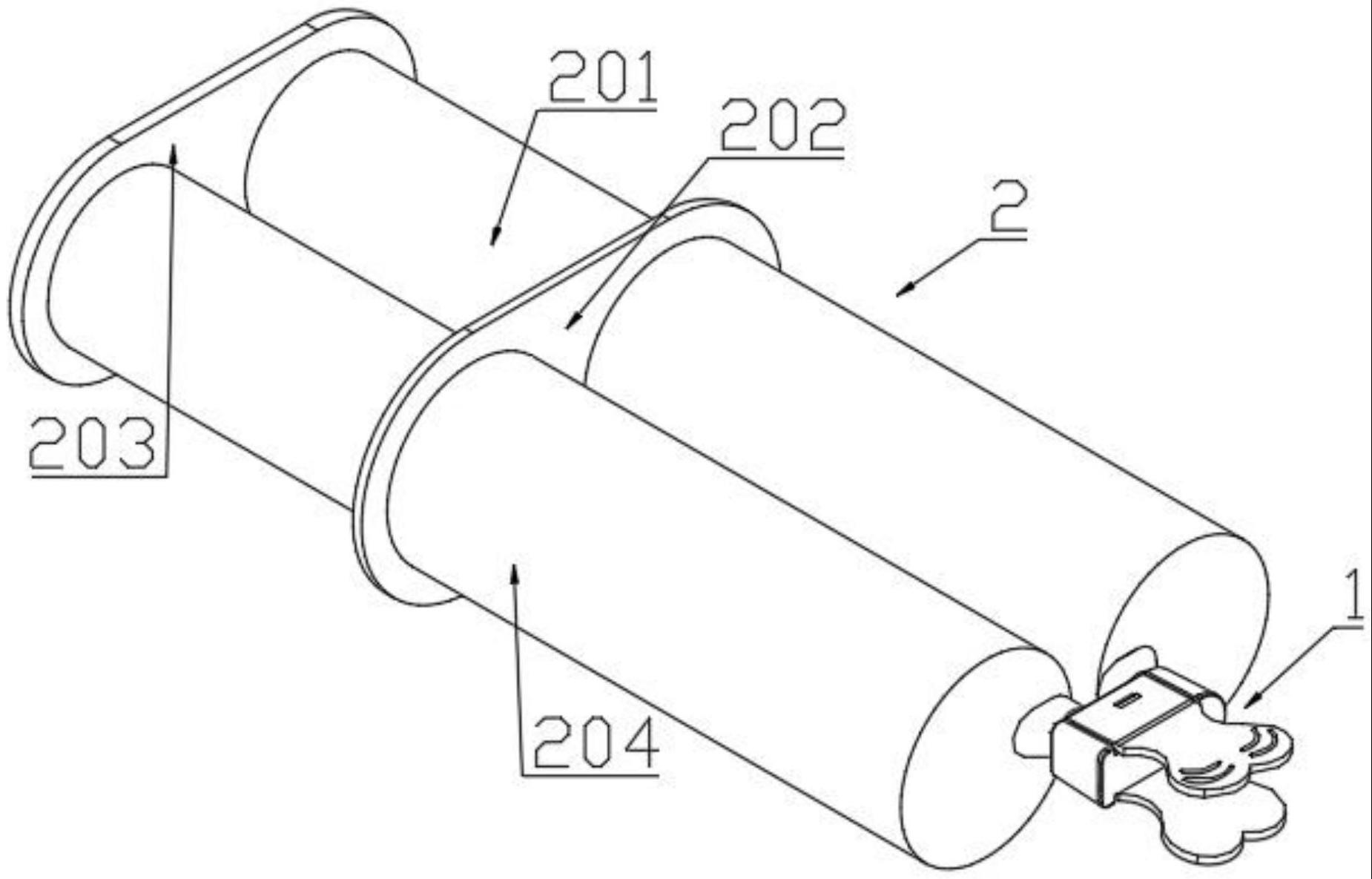 易开型双筒胶管密封盖及包含它的双筒胶管的制作方法