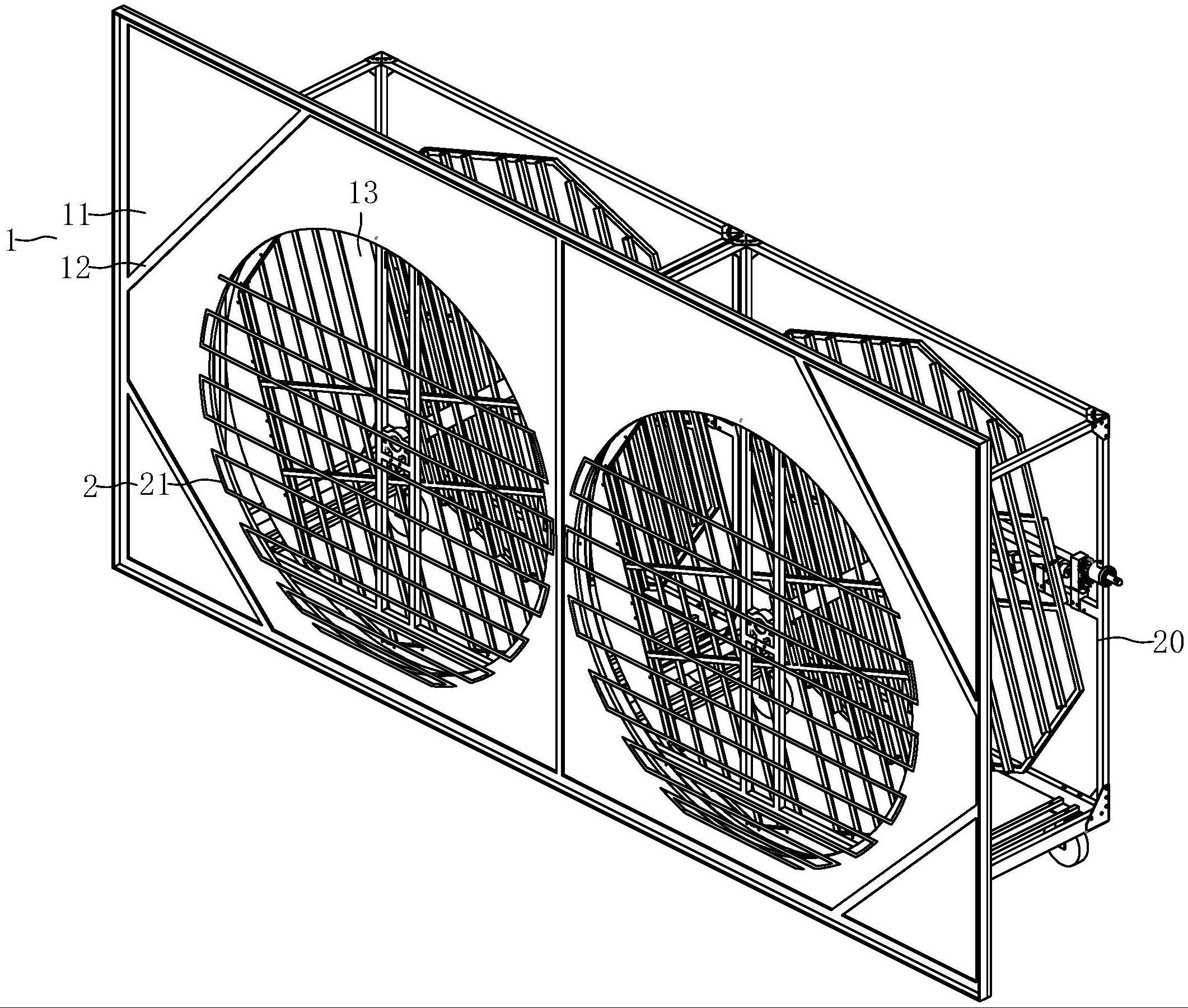 一种孵化机暖风循环补热装置的制作方法