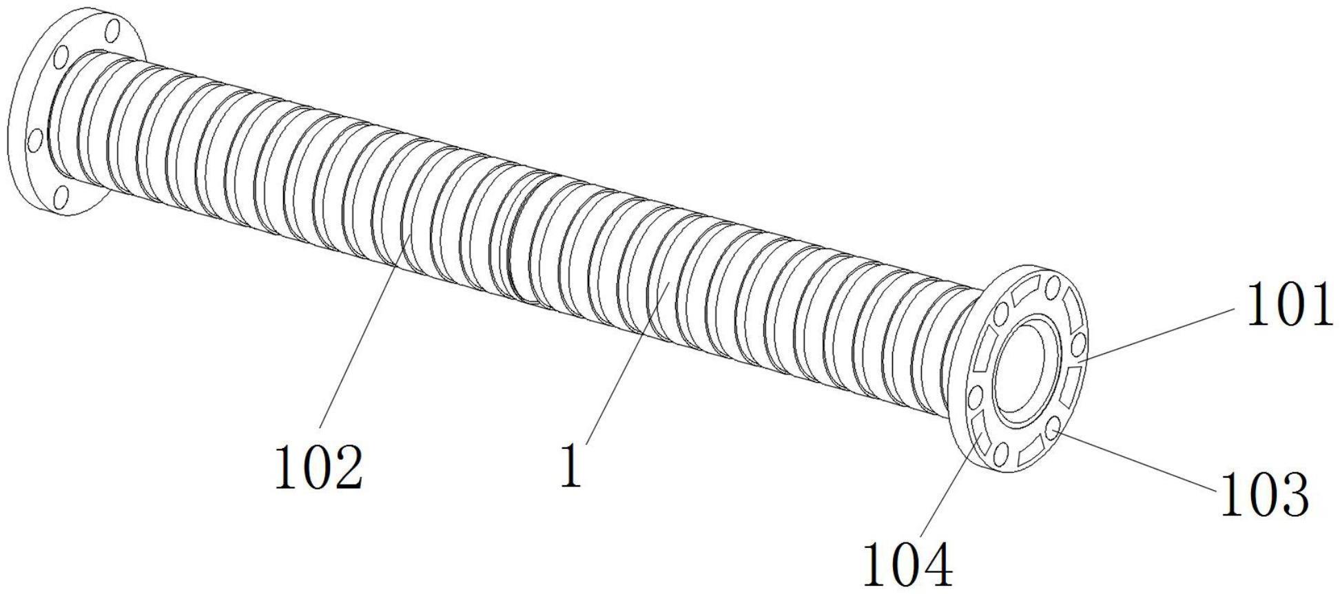 一种金属矿井用钻孔耐磨管道的制作方法