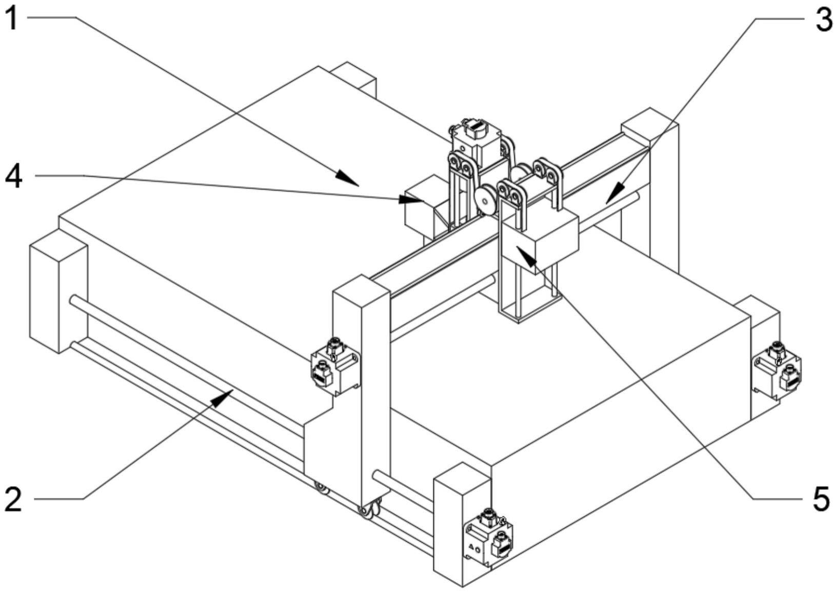 龙门移动式数控钻铣床钻铣削头的平衡机构的制作方法