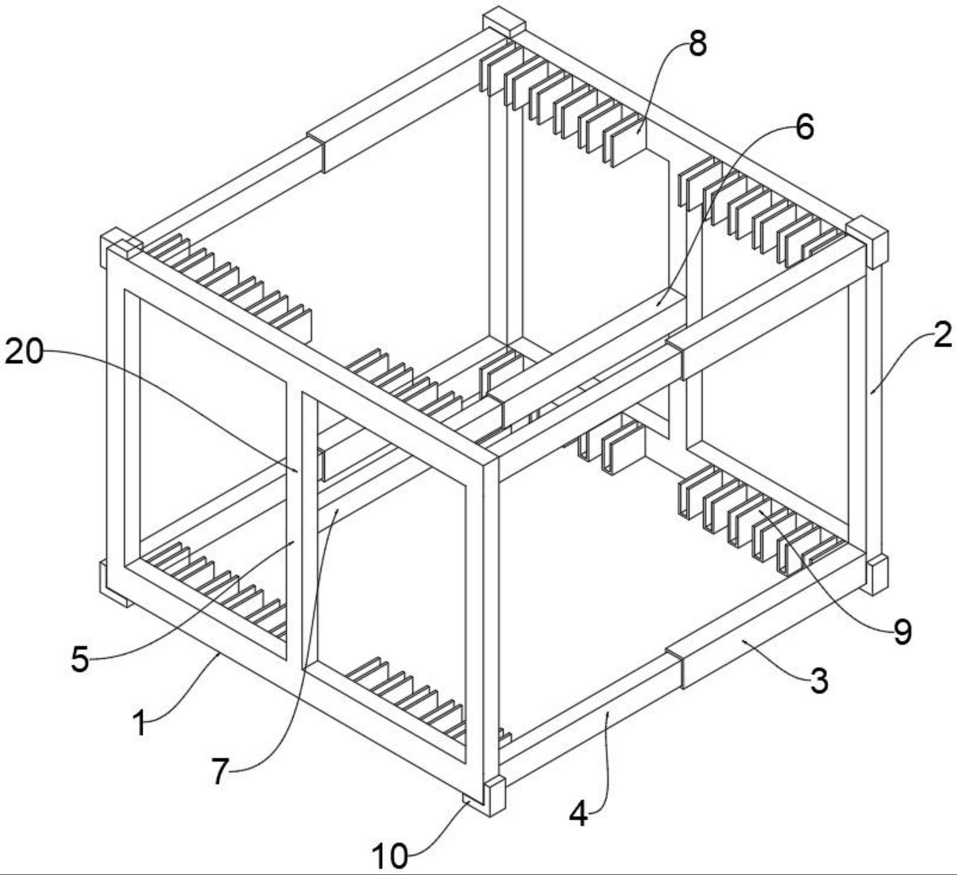 一种薄板生产框架结构的制作方法