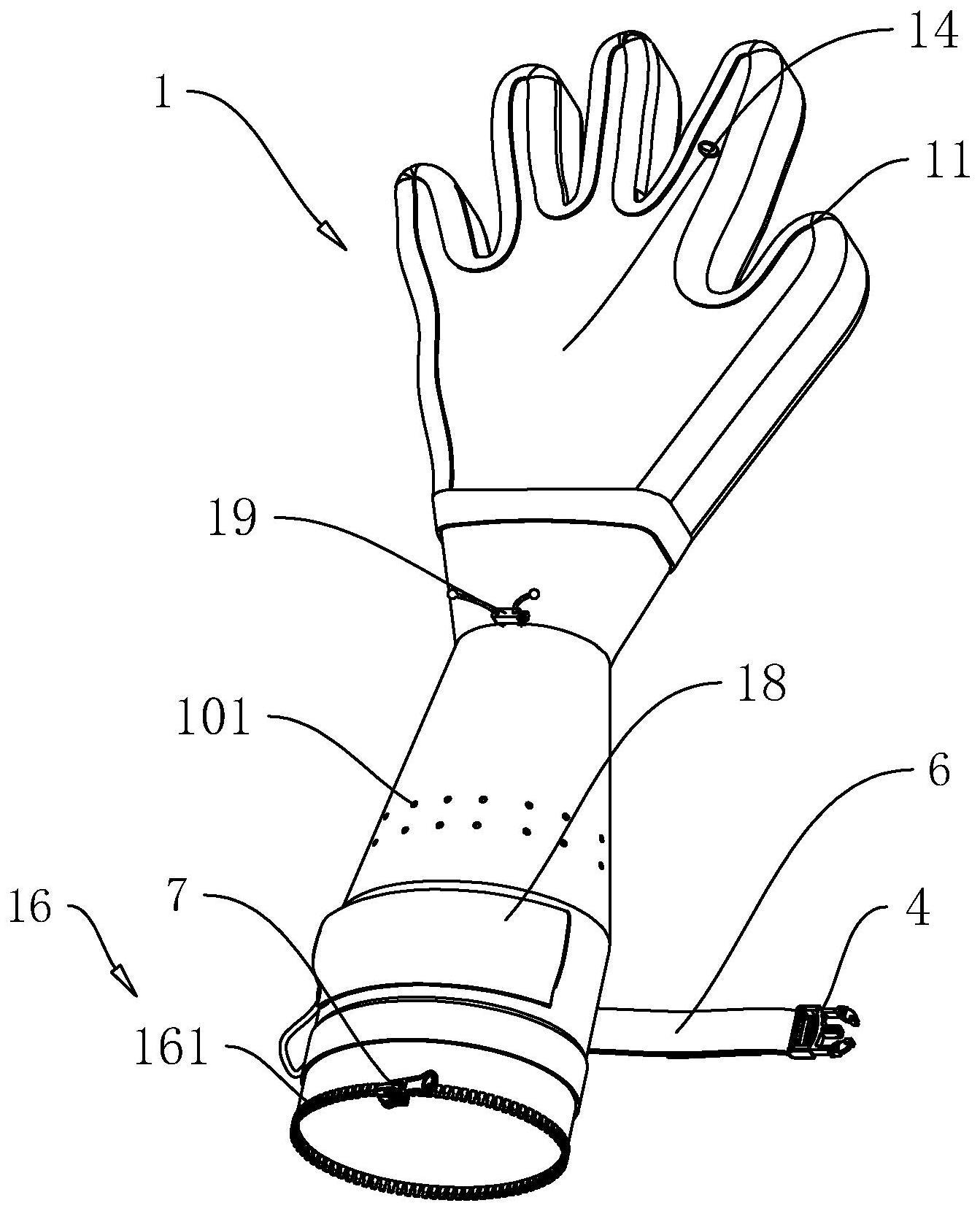 一种阻燃防电弧手套的制作方法