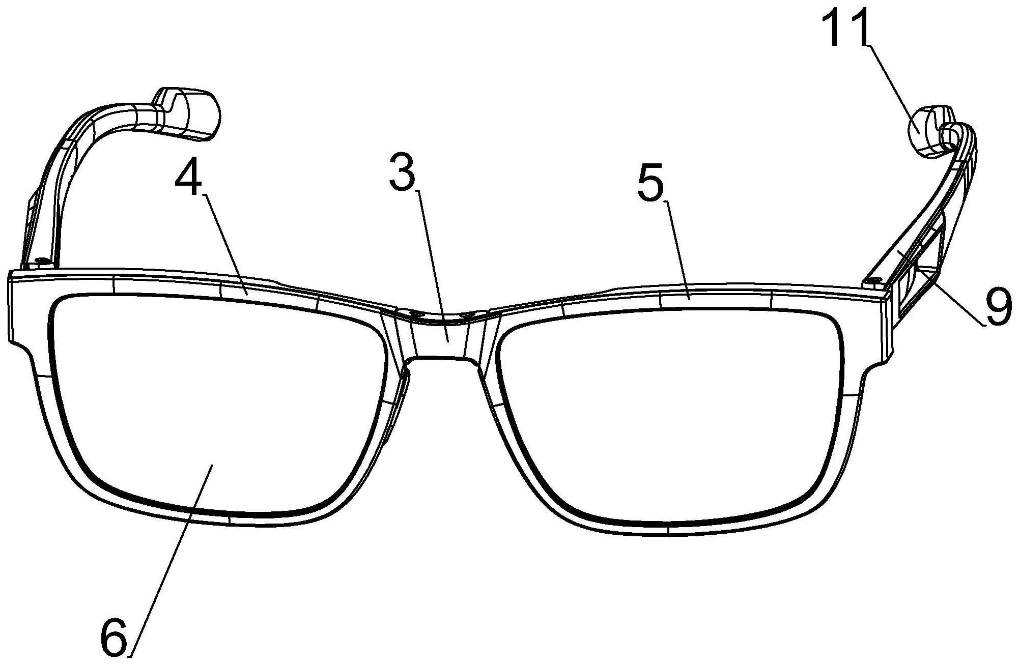 一种方便佩戴的双镜框眼镜的制作方法