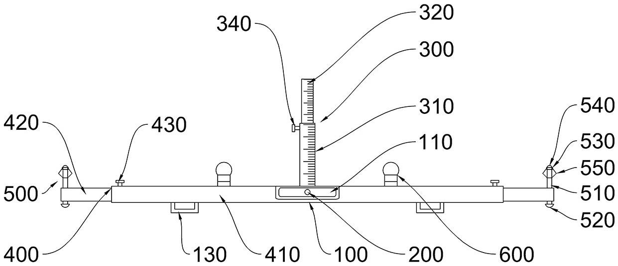一种单线隧道水平悬挂装置测量工具的制作方法