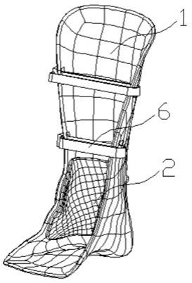 一种采用3D打印技术制作的踝关节矫形器