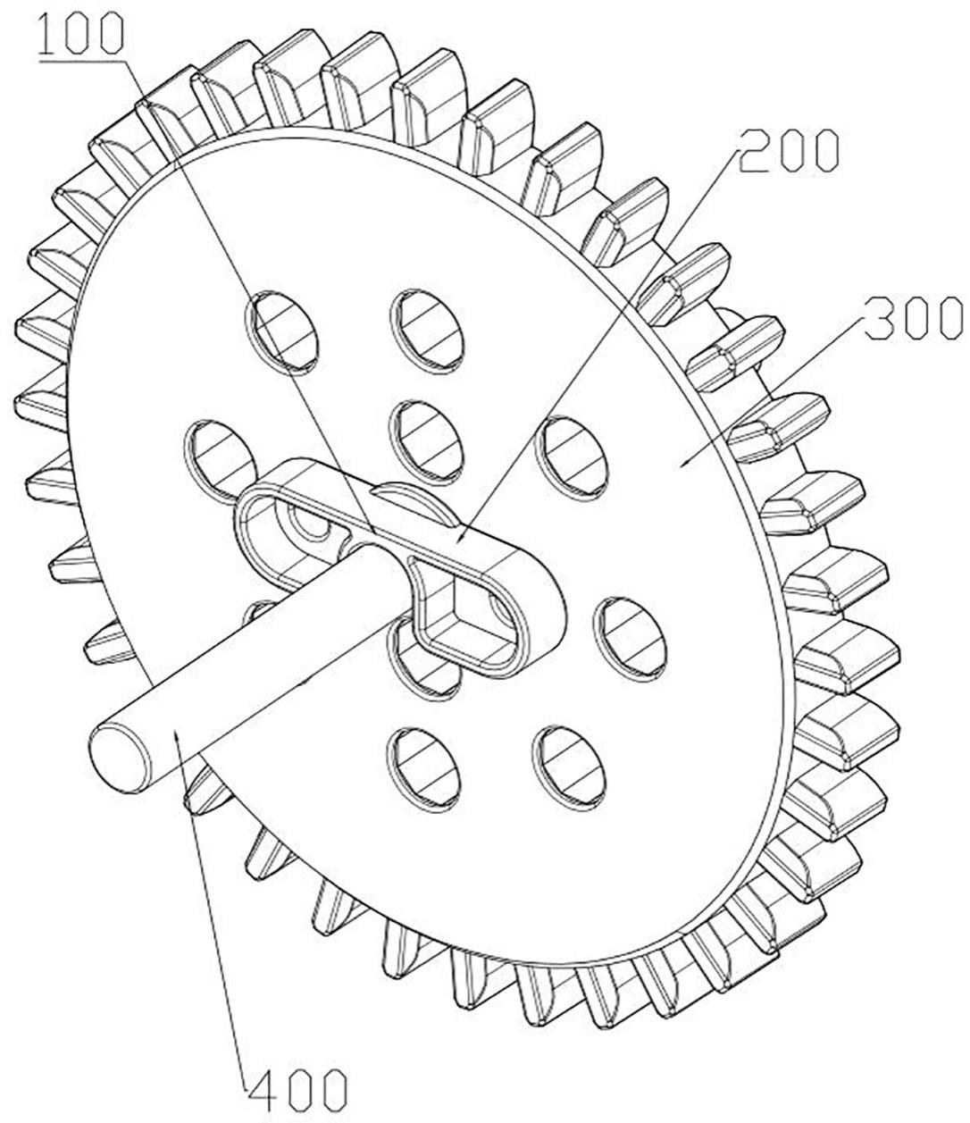 一种拼装玩具的传动件的制作方法