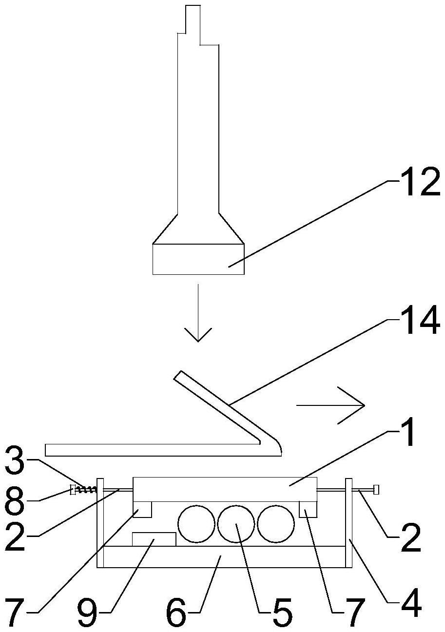 一种滚轴平移式压平边模具及折弯机的制作方法