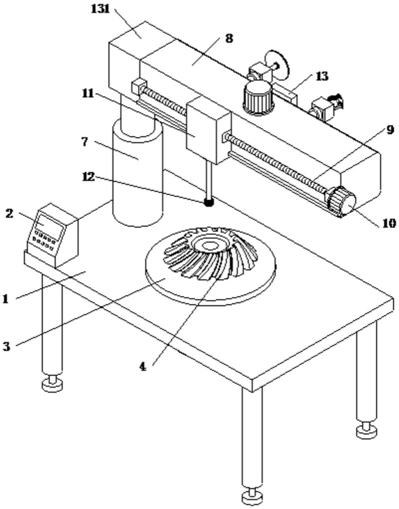 一种用于制造螺旋伞齿轮的角磨机的制作方法
