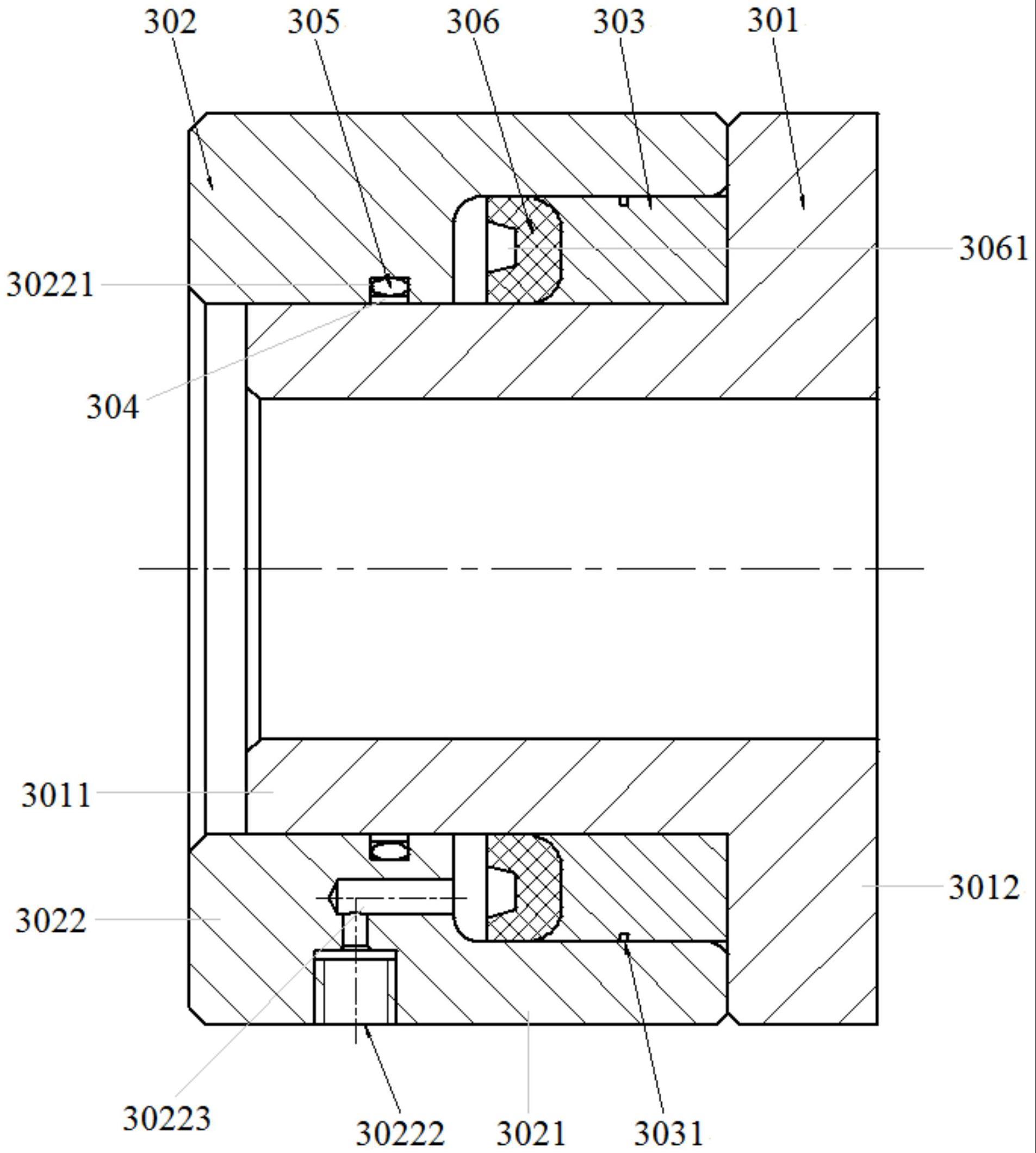 一种圆锥面过盈配合半联轴器液压拆装工具的制作方法