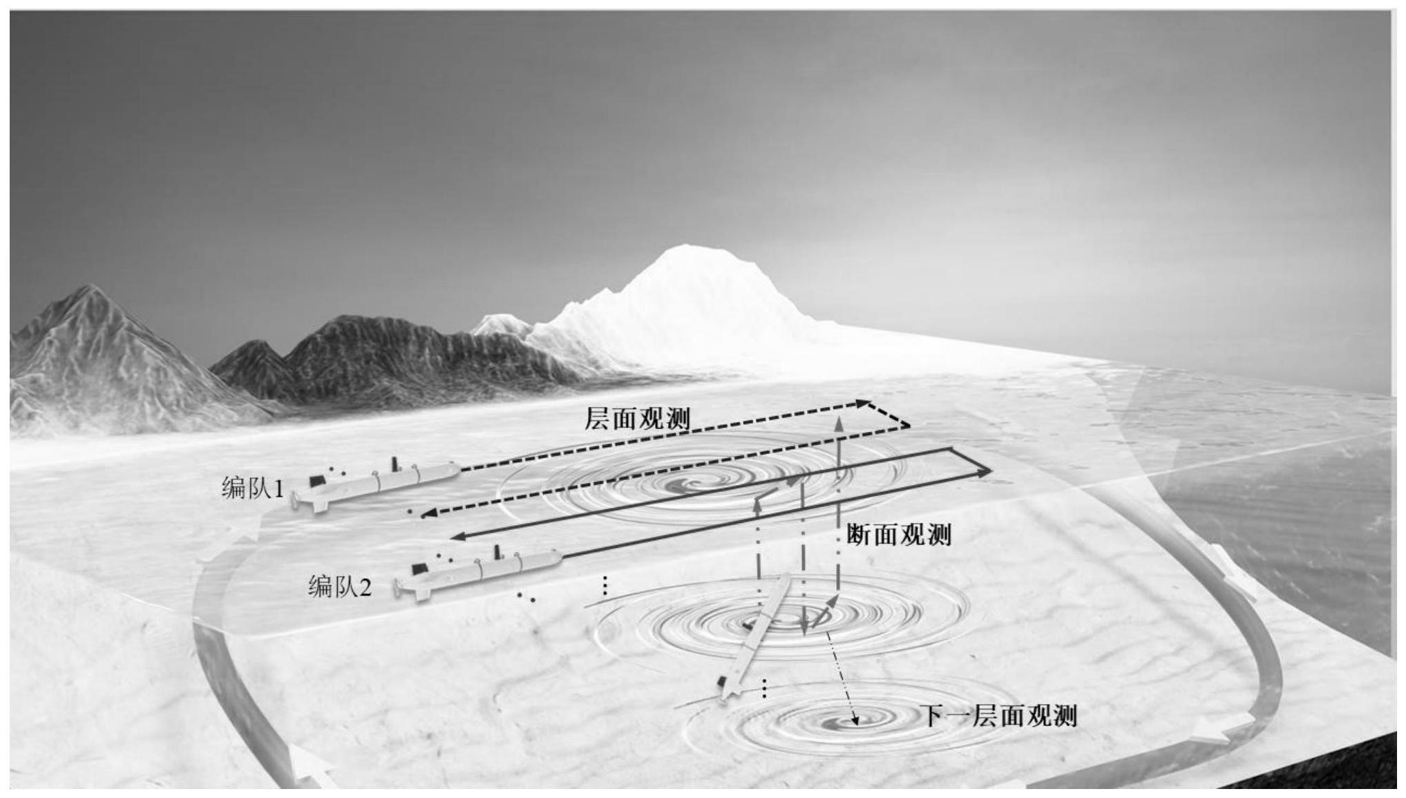 基于集群AUV数据驱动的亚中尺度涡观测方法