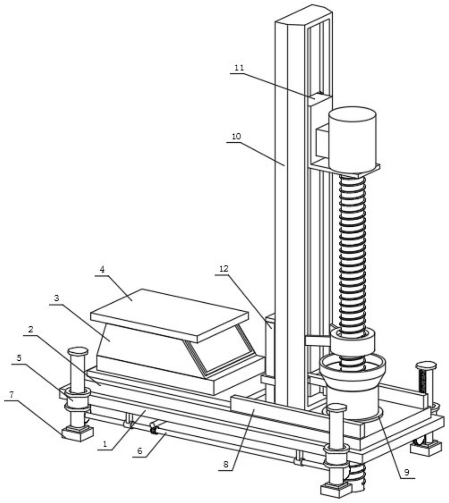 长螺旋钻孔压灌桩装置及其施工方法与流程