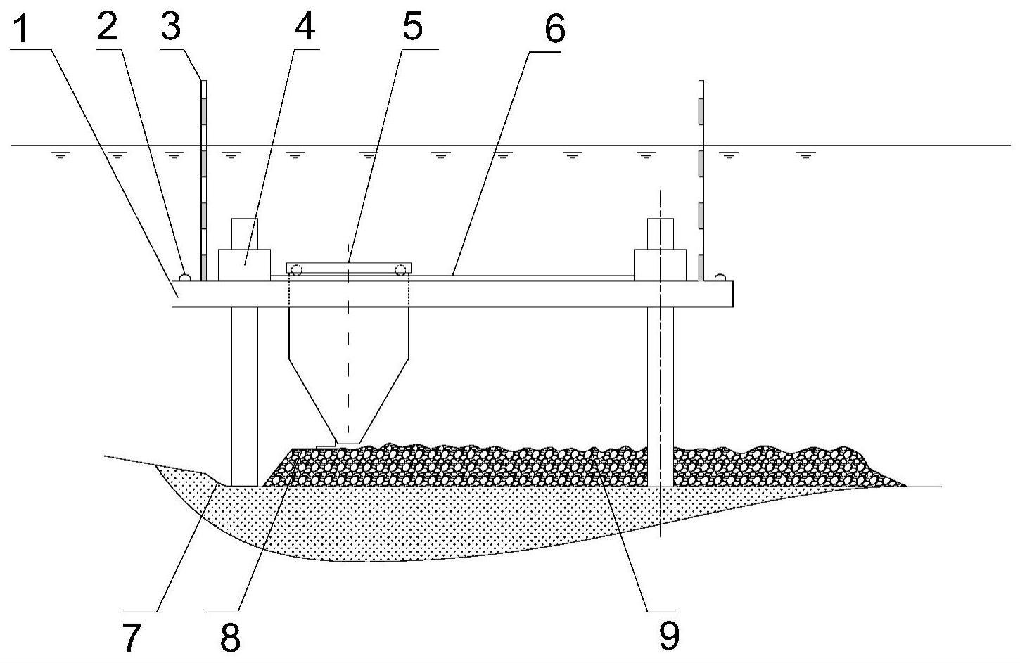 重力式码头基床整平装置及整平施工方法与流程