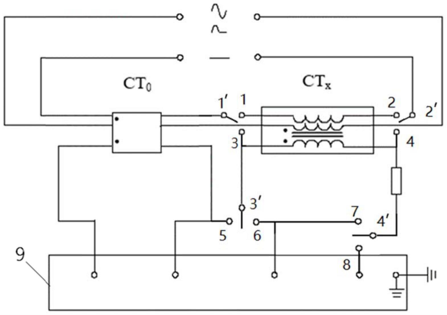 一种抗直流偏磁低压电流互感器误差校验综合实验系统的制作方法