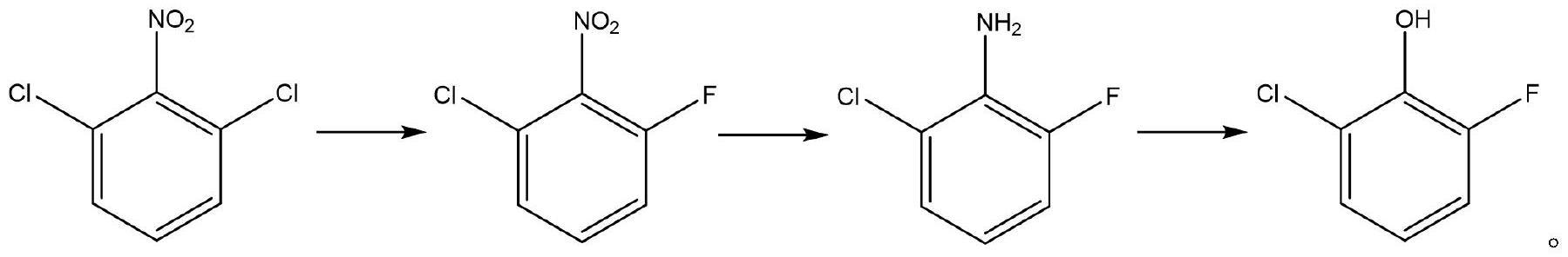 一种2-氟-6-氯苯酚的制备方法与流程