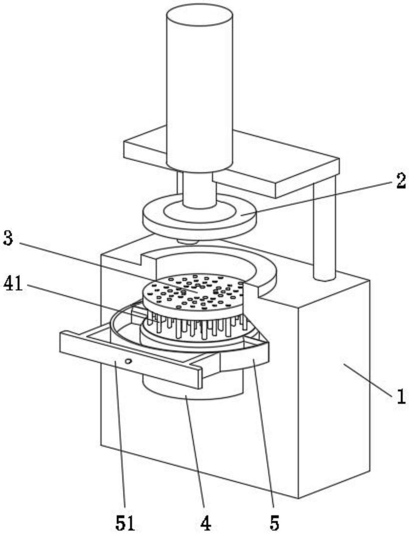 一种带有筛分处理的压饼机的制作方法