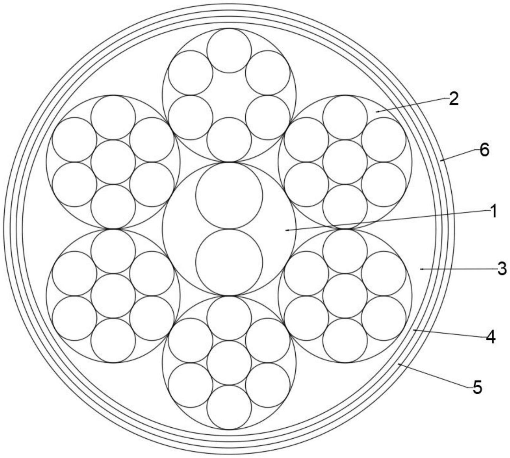 一种高空钢丝绳结构的制作方法