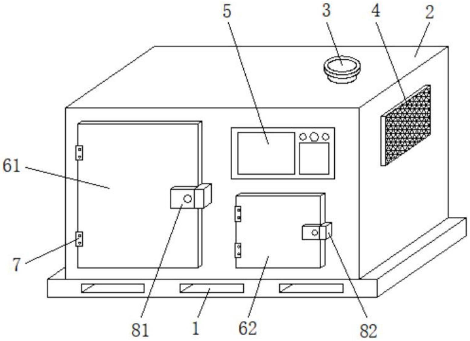 一种变频发电机组的降噪壳体的制作方法