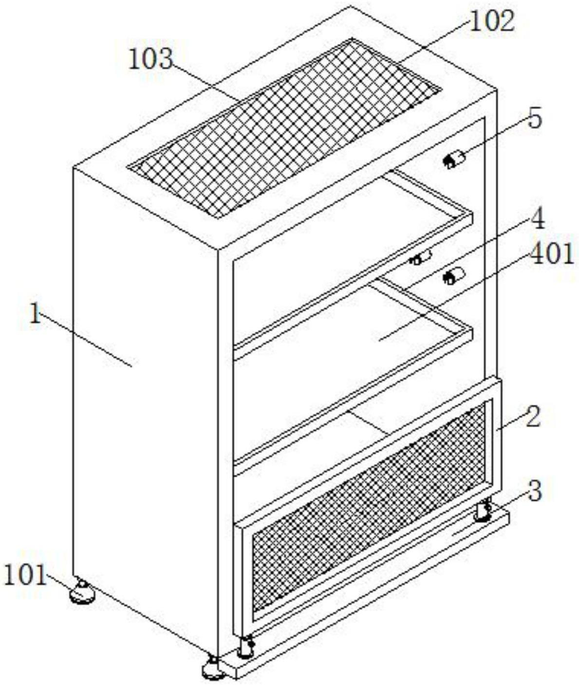 一种比赛用体育器材放置架的制作方法