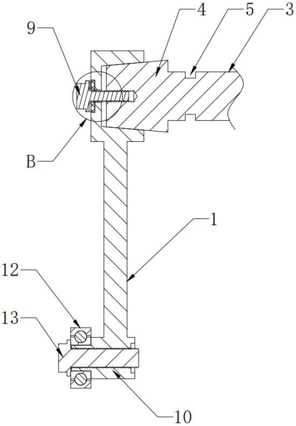 一种喷水织机凸轮连杆安装结构的制作方法